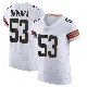 ＃53 Men's Julian Okwara White Elite Cleveland Browns Vapor Jersey