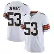 ＃53 Men's Julian Okwara White Limited Cleveland Browns Vapor Untouchable Jersey