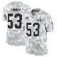 ＃53 Men's Kendrick Green Arctic Camo Limited Cleveland Browns 2024 Salute to Service Jersey
