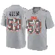 ＃53 Men's Kendrick Green Gray Game Cleveland Browns Atmosphere Fashion Jersey