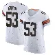 ＃53 Men's Kendrick Green White Elite Cleveland Browns Vapor Jersey