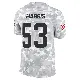 ＃53 Men's Nick Harris Arctic Camo Limited Cleveland Browns 2024 Salute to Service Jersey