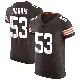 ＃53 Men's Nick Harris Brown Elite Cleveland Browns Vapor Jersey