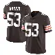 ＃53 Men's Nick Harris Brown Limited Cleveland Browns Team Color Vapor Untouchable Jersey