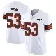 ＃53 Men's Nick Harris White Limited Cleveland Browns Vapor 1946 Collection Alternate Jersey