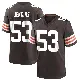 ＃53 Men's Patrick Jenkins Brown Game Cleveland Browns Team Color Jersey