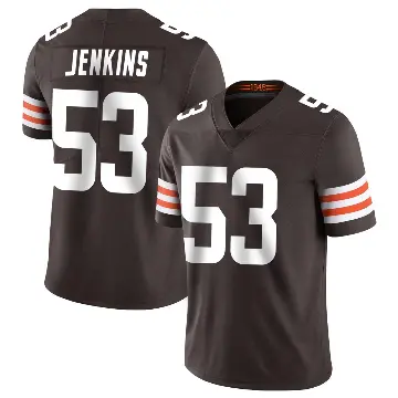 ＃53 Men's Patrick Jenkins Brown Limited Cleveland Browns Team Color Vapor Untouchable Jersey