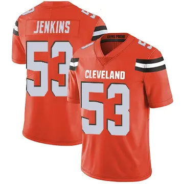 ＃53 Men's Patrick Jenkins Orange Limited Cleveland Browns Alternate Vapor Untouchable Jersey