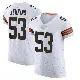 ＃53 Men's Patrick Jenkins White Elite Cleveland Browns Vapor Jersey