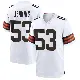 ＃53 Men's Patrick Jenkins White Game Cleveland Browns Jersey
