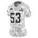 ＃53 Women's Julian Okwara Arctic Camo Limited Cleveland Browns 2024 Salute to Service Jersey