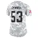 ＃53 Women's Julian Okwara Arctic Camo Limited Cleveland Browns 2024 Salute to Service Jersey