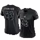 ＃53 Women's Julian Okwara Black Limited Cleveland Browns Reflective Jersey