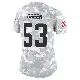 ＃53 Women's Kendrick Green Arctic Camo Limited Cleveland Browns 2024 Salute to Service Jersey