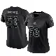 ＃53 Women's Kendrick Green Black Limited Cleveland Browns Reflective Jersey