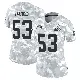 ＃53 Women's Nick Harris Arctic Camo Limited Cleveland Browns 2024 Salute to Service Jersey