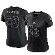 ＃53 Women's Nick Harris Black Limited Cleveland Browns Reflective Jersey