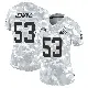 ＃53 Women's Patrick Jenkins Arctic Camo Limited Cleveland Browns 2024 Salute to Service Jersey