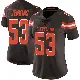 ＃53 Women's Patrick Jenkins Brown Limited Cleveland Browns Team Color Vapor Untouchable Jersey