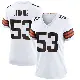 ＃53 Women's Patrick Jenkins White Game Cleveland Browns Jersey