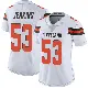 ＃53 Women's Patrick Jenkins White Limited Cleveland Browns Vapor Untouchable Jersey