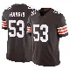 ＃53 Youth Nick Harris Brown Limited Cleveland Browns Vapor F.U.S.E. Jersey