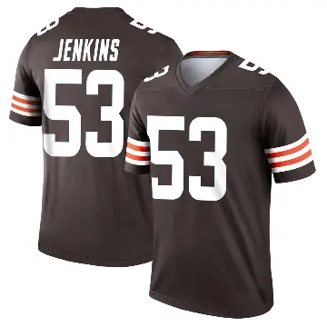 ＃53 Youth Patrick Jenkins Brown Legend Cleveland Browns Jersey