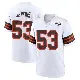 ＃53 Youth Patrick Jenkins White Game Cleveland Browns 1946 Collection Alternate Jersey
