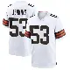 ＃53 Youth Patrick Jenkins White Game Cleveland Browns Jersey