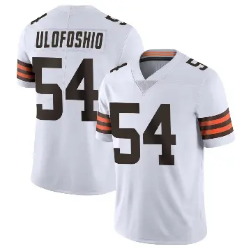＃54 Men's Edefuan Ulofoshio White Limited Cleveland Browns Vapor Untouchable Jersey