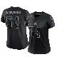 ＃54 Women's Edefuan Ulofoshio Black Limited Cleveland Browns Reflective Jersey