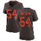 ＃54 Women's Edefuan Ulofoshio Brown Game Cleveland Browns Alternate Jersey