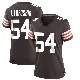 ＃54 Women's Edefuan Ulofoshio Brown Game Cleveland Browns Team Color Jersey