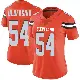 ＃54 Women's Edefuan Ulofoshio Orange Limited Cleveland Browns Alternate Vapor Untouchable Jersey