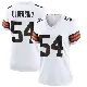 ＃54 Women's Edefuan Ulofoshio White Game Cleveland Browns Jersey