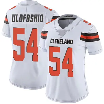 ＃54 Women's Edefuan Ulofoshio White Limited Cleveland Browns Vapor Untouchable Jersey
