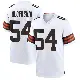 ＃54 Youth Edefuan Ulofoshio White Game Cleveland Browns Jersey