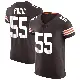 ＃55 Men's Ethan Pocic Brown Elite Cleveland Browns Vapor Jersey