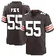 ＃55 Men's Ethan Pocic Brown Game Cleveland Browns Team Color Jersey