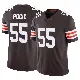 ＃55 Men's Ethan Pocic Brown Limited Cleveland Browns Vapor F.U.S.E. Jersey