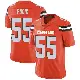 ＃55 Men's Ethan Pocic Orange Limited Cleveland Browns Alternate Vapor Untouchable Jersey
