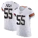 ＃55 Men's Ethan Pocic White Elite Cleveland Browns Vapor Jersey