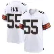 ＃55 Men's Ethan Pocic White Game Cleveland Browns Jersey