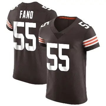 ＃55 Men's Spencer Fano Brown Elite Cleveland Browns Vapor Jersey