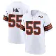 ＃55 Men's Spencer Fano White Game Cleveland Browns 1946 Collection Alternate Jersey