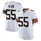 ＃55 Men's Spencer Fano White Limited Cleveland Browns Vapor Untouchable Jersey