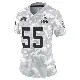 ＃55 Women's Ethan Pocic Arctic Camo Limited Cleveland Browns 2024 Salute to Service Jersey