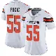 ＃55 Women's Ethan Pocic White Limited Cleveland Browns Vapor Untouchable Jersey
