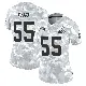 ＃55 Women's Spencer Fano Arctic Camo Limited Cleveland Browns 2024 Salute to Service Jersey