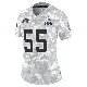 ＃55 Women's Spencer Fano Arctic Camo Limited Cleveland Browns 2024 Salute to Service Jersey